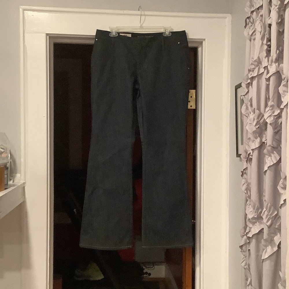 Banana Republic Dark Gray Flare Jeans